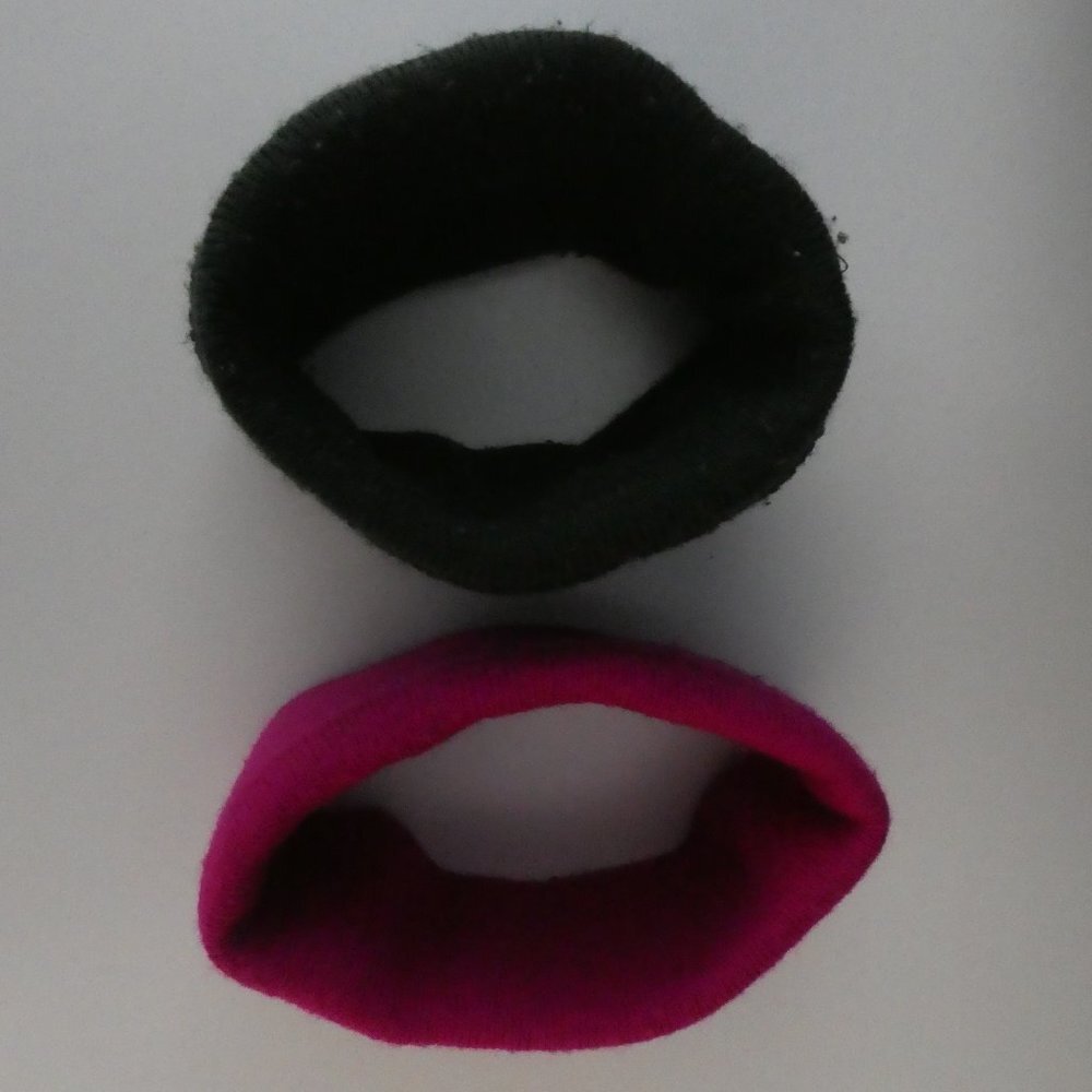 SET OF 2 | Stretchable Ribbed Knit Headbands - Picture 2 of 9